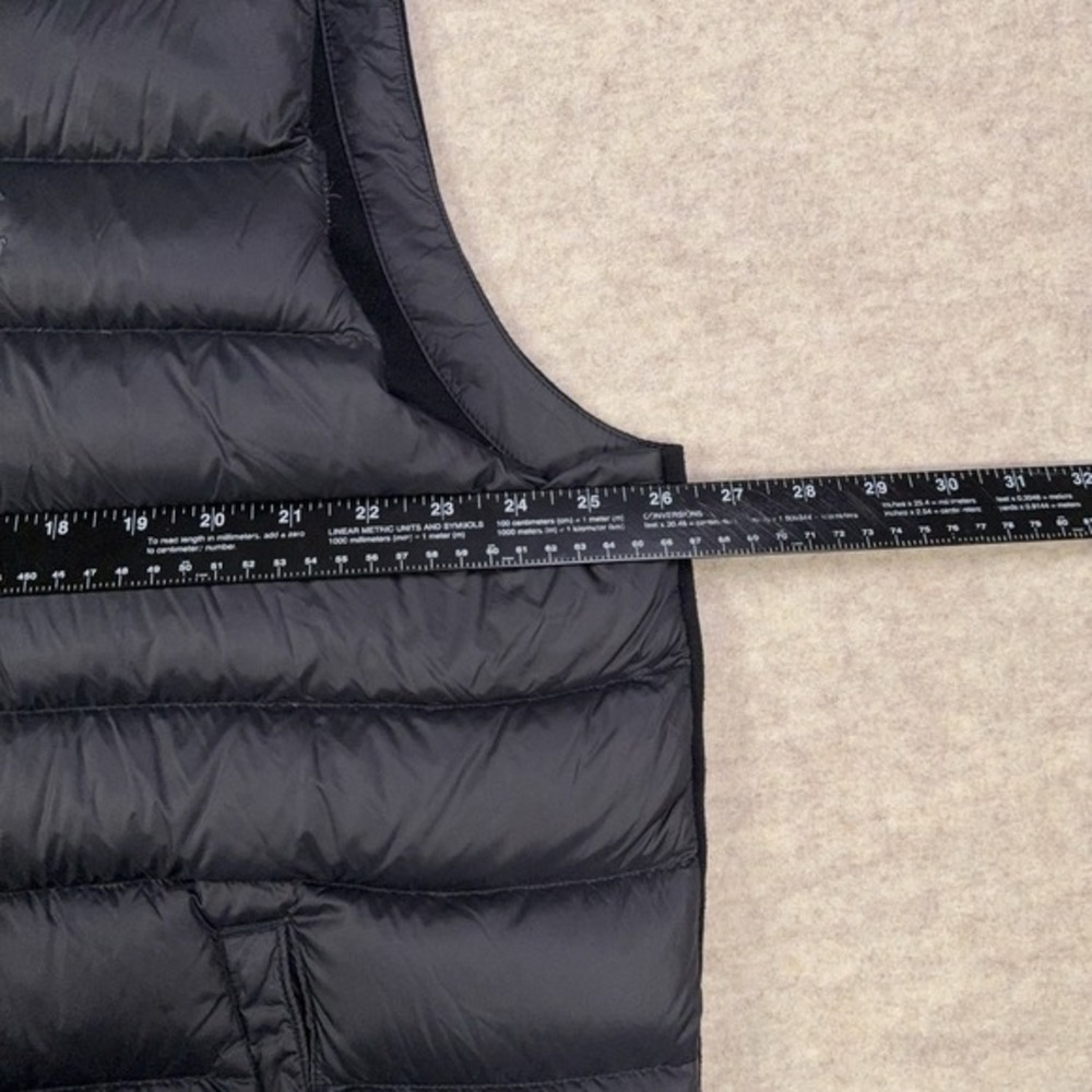 Polo Ralph Lauren Hooded Hybrid Down Puffer Vest Mens 2XL Black Performance - Picture 12 of 16